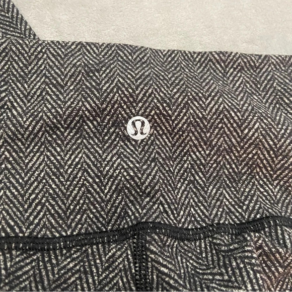 Lululemon Wunder Under Hi-Rise 7/8 Tight 25" Herringbone Black 21355 - Picture 8 of 15
